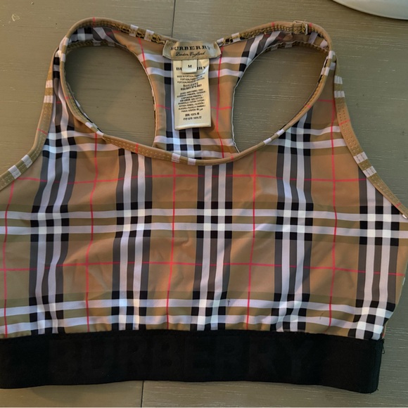 Burberry Tan and Black Check Swimwear - Picture 1 of 4